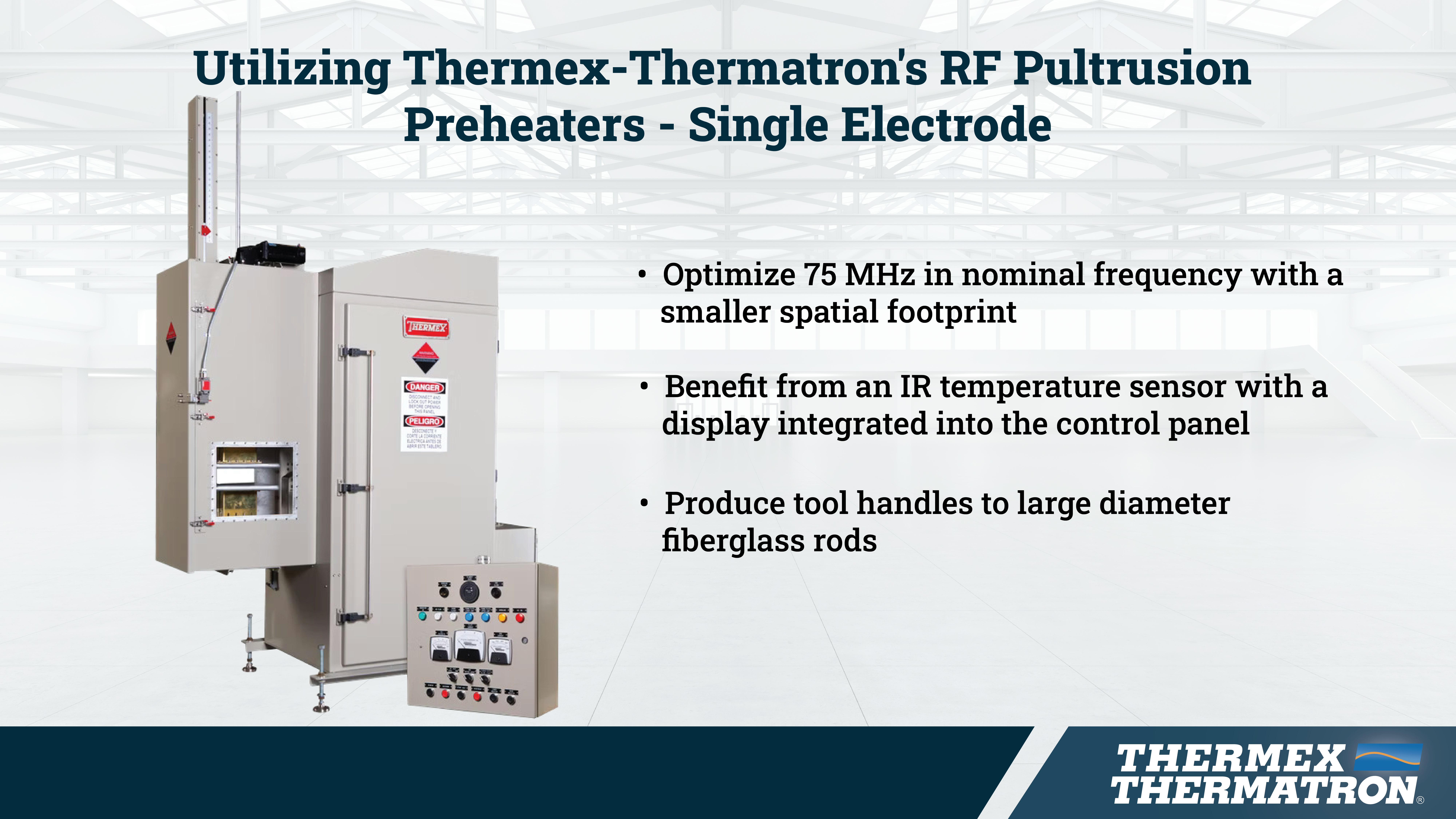 Thermex Thermatron Rf Pultrusion In Preheating Blog Utilizing Single Electrode Preheaters Infographic