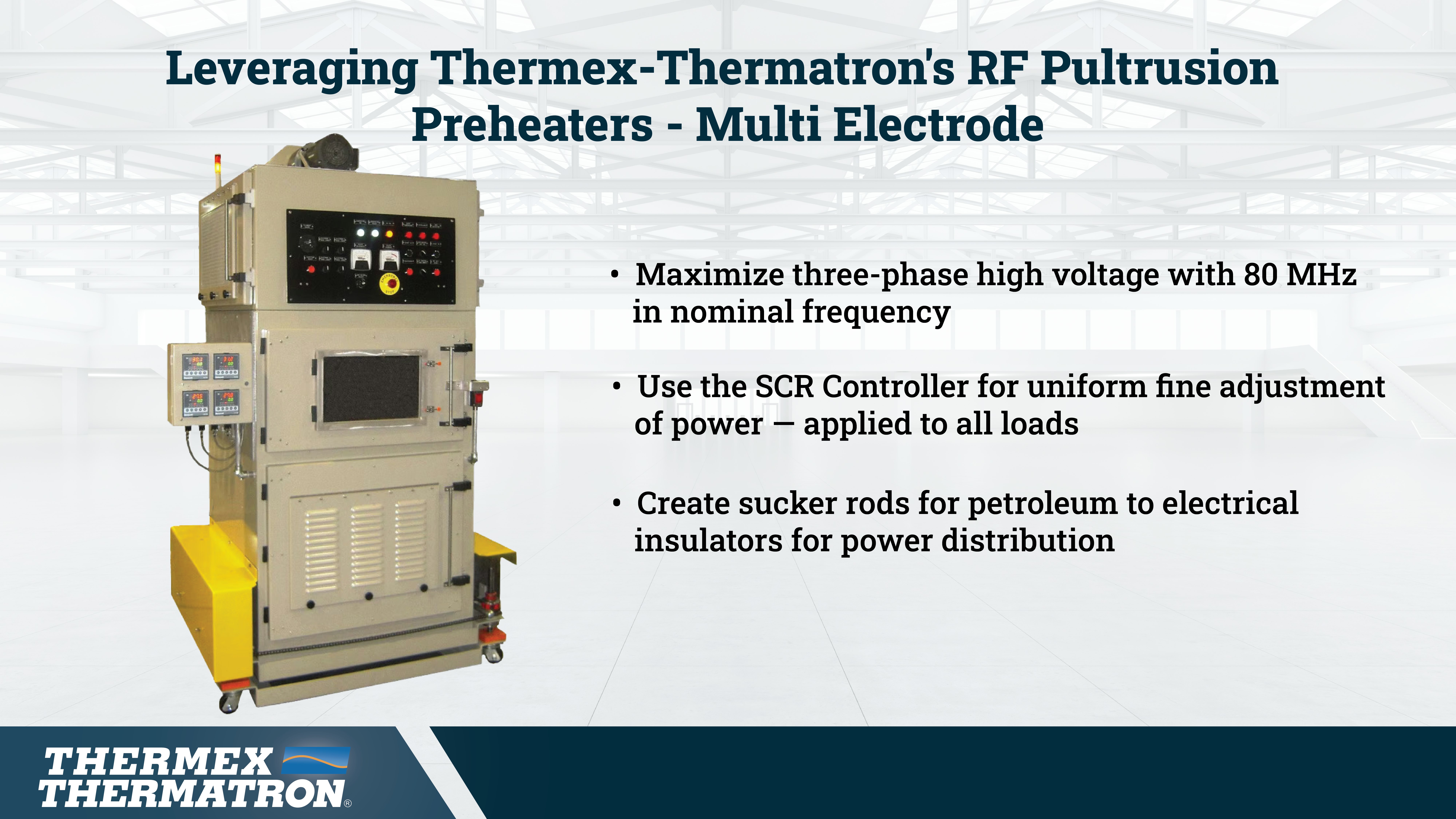 Thermex Thermatron Rf Pultrusion In Preheating Blog Leveraging Multi Electrode Preheaters Infographic